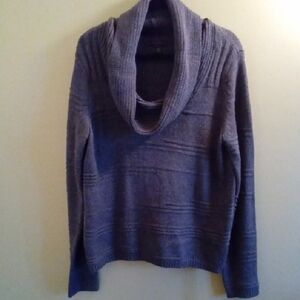 Womans XL Worthington Gray Cowl Neck Sweater with Soft Draping Medium-weight